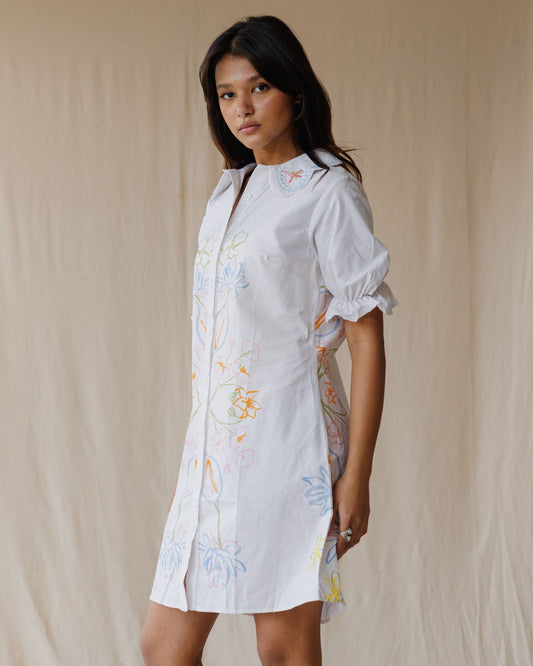 Vestido blanco de Amber Garden