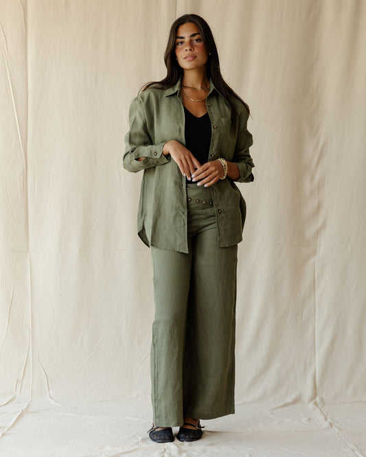 Eira Olive Pants