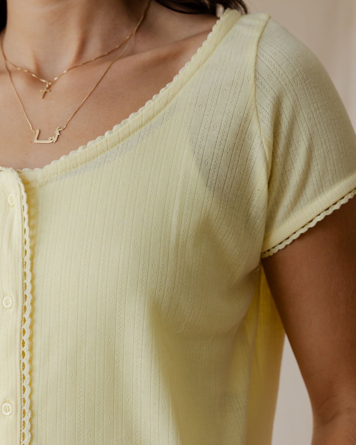 Belle Bow Yellow Top