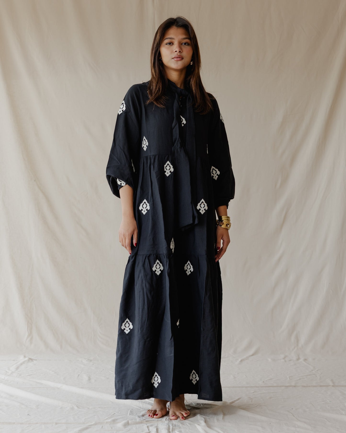 Arabesque Kleid Schwarz