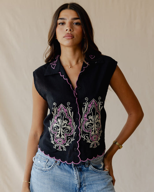 Rosette Boom Vest