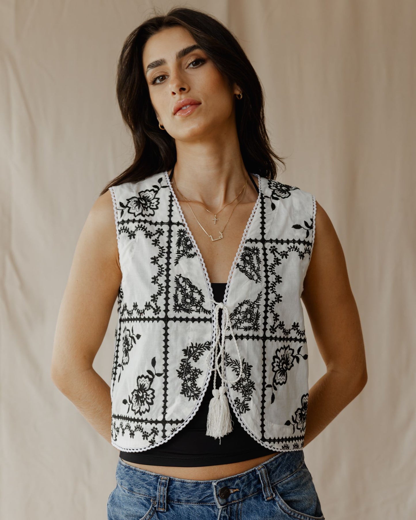 Lyra Floral Vest