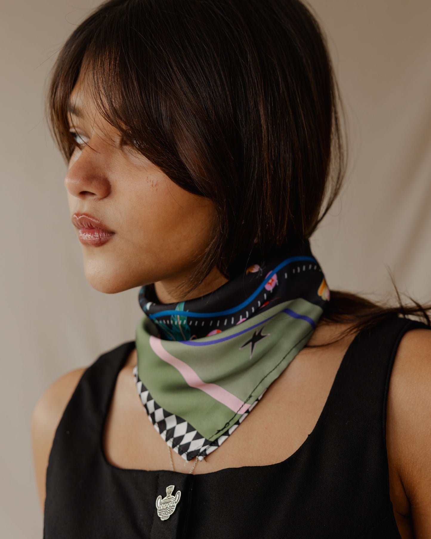 Cachecol Wilderness Lover Preto