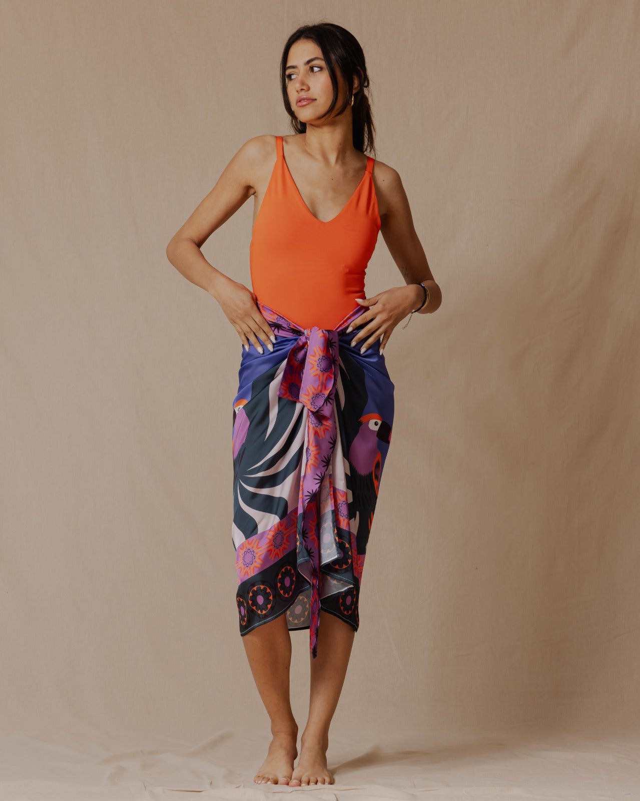 Tucan sarong baciato dal sole