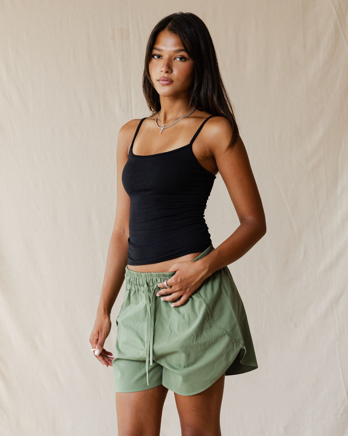 Dune Olive Shorts