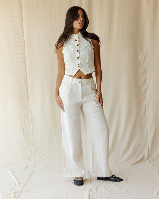Elna Off-White Pants