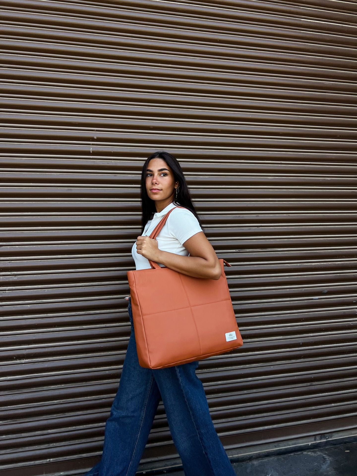 Tote Acolchado Impermeable Havane