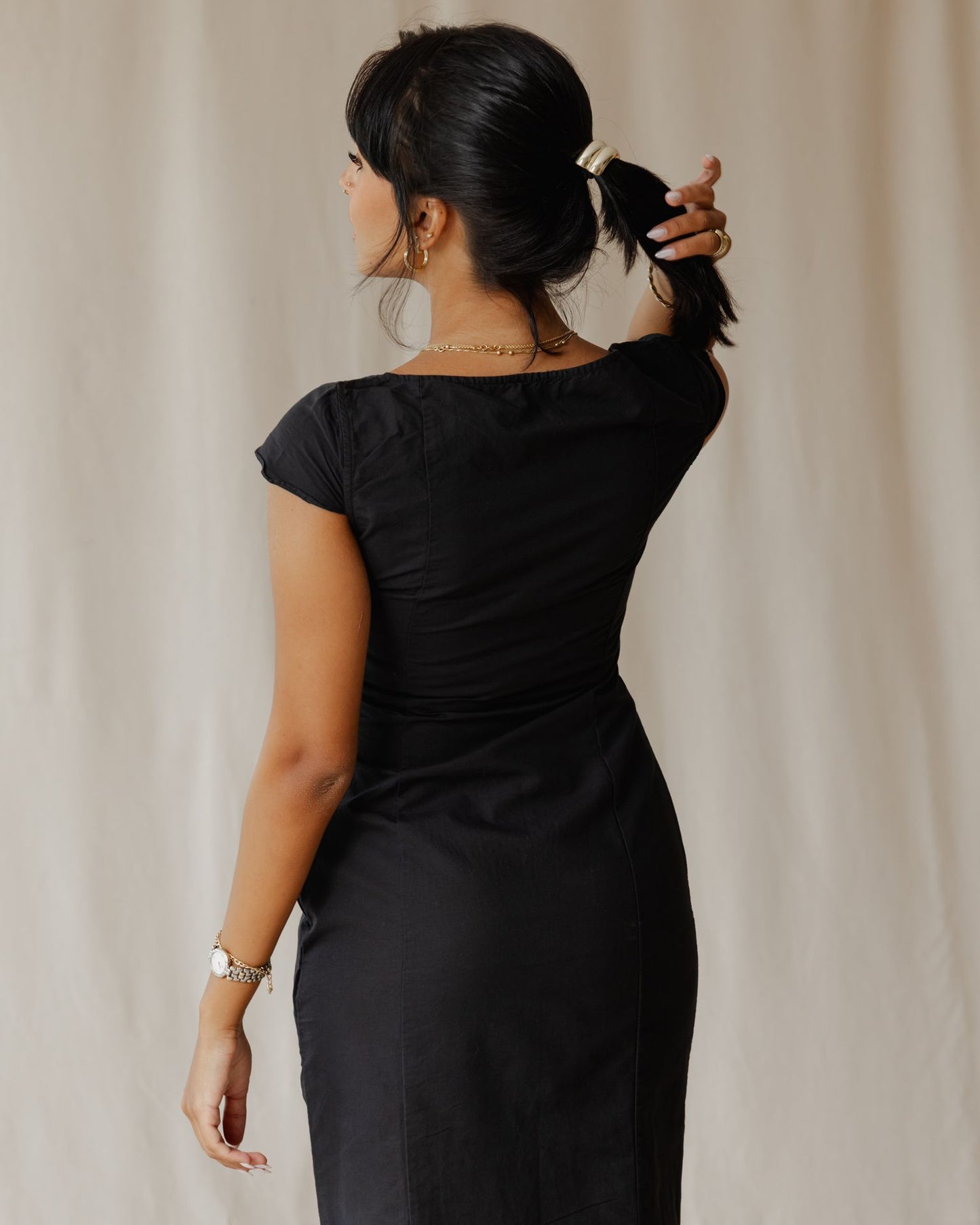 Linéa Grace Black Dress