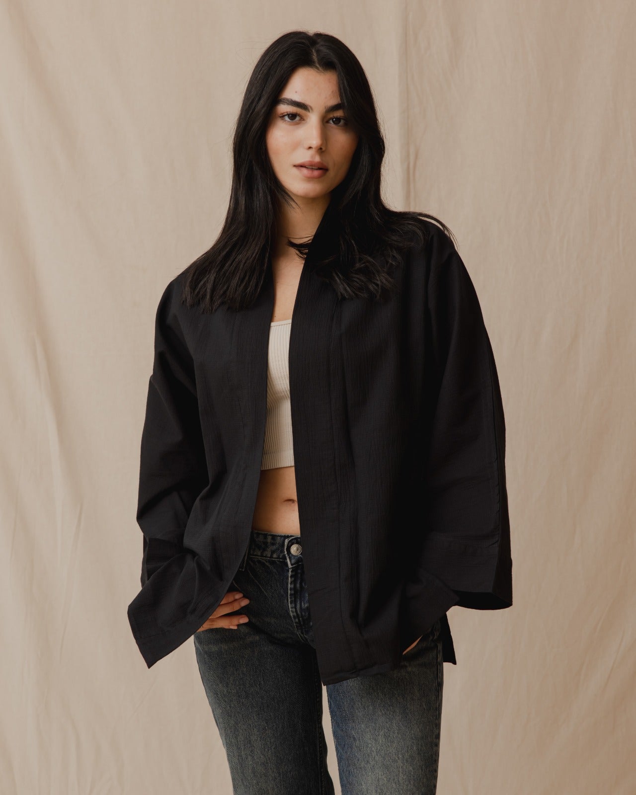 Kimono Breezy Negro