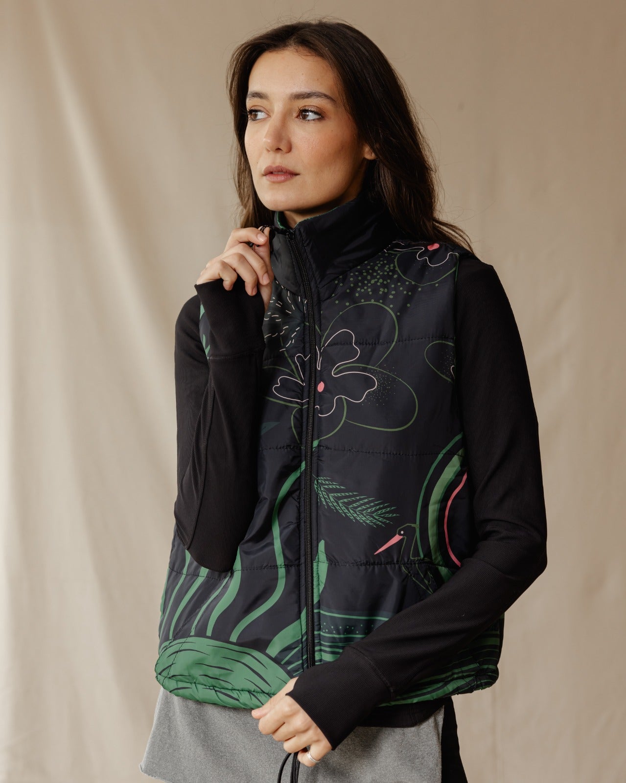Gilet imperméable Cairo Breeze en bleu marine