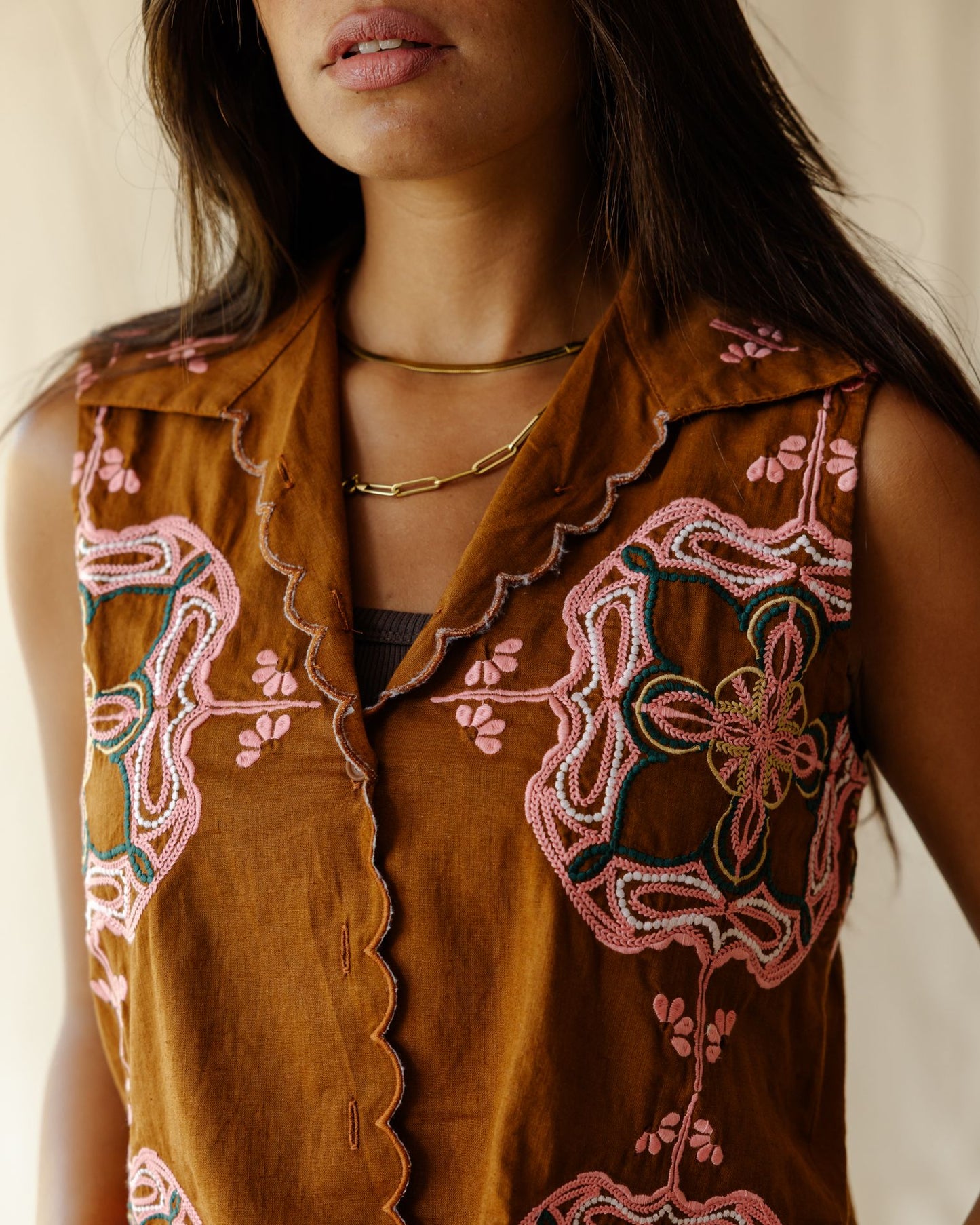 Scallop Bloom Vest