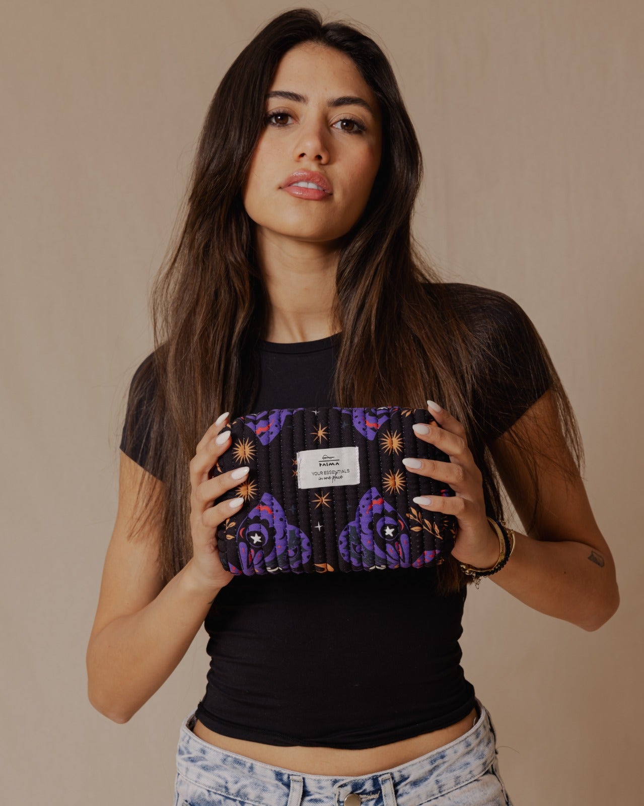 La bolsa de maquillaje Purple Sapphire