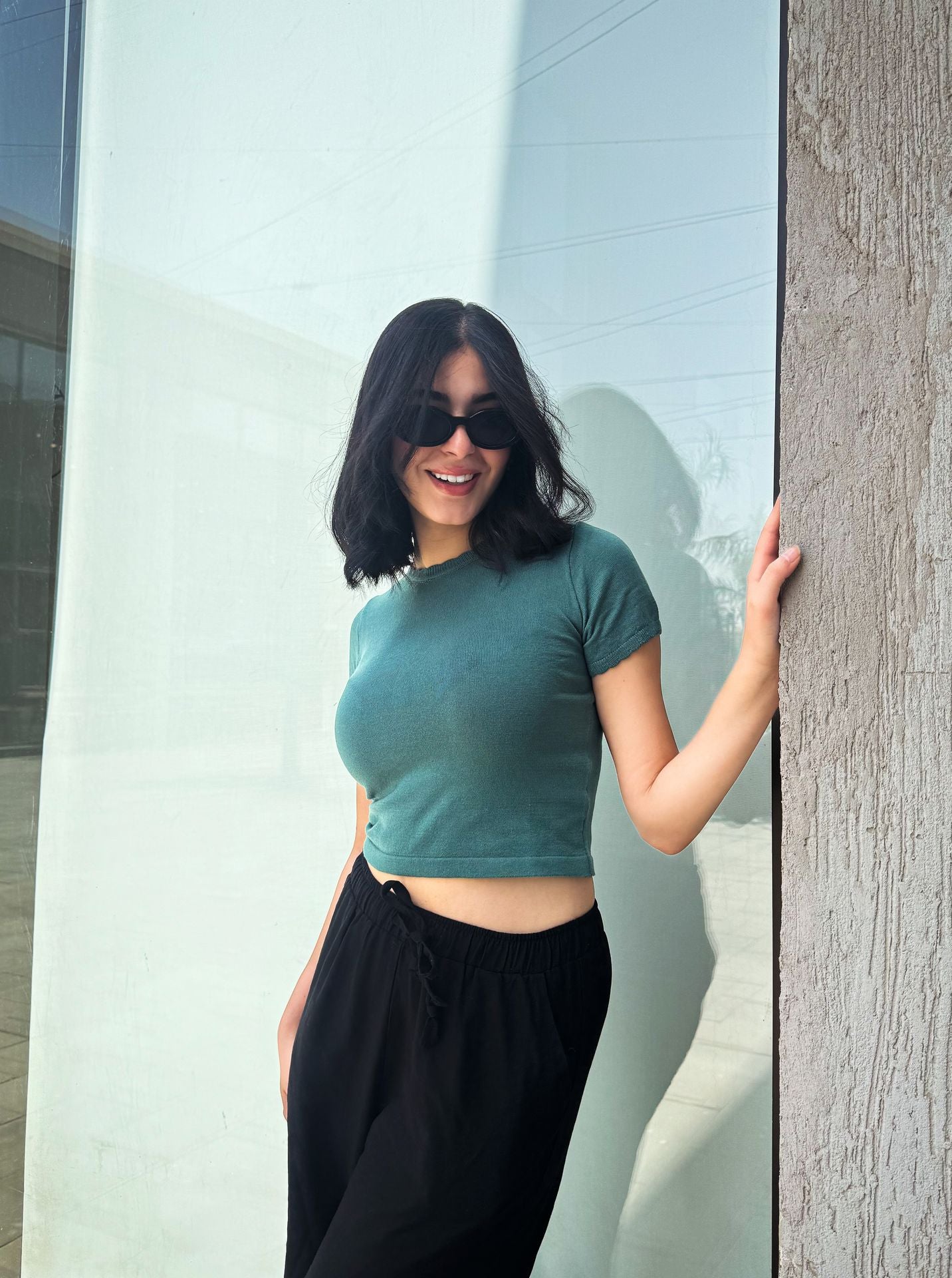Top a maglia basic