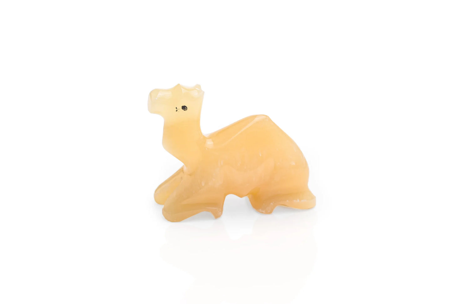Figurita de Camello Sentado en Alabastro
