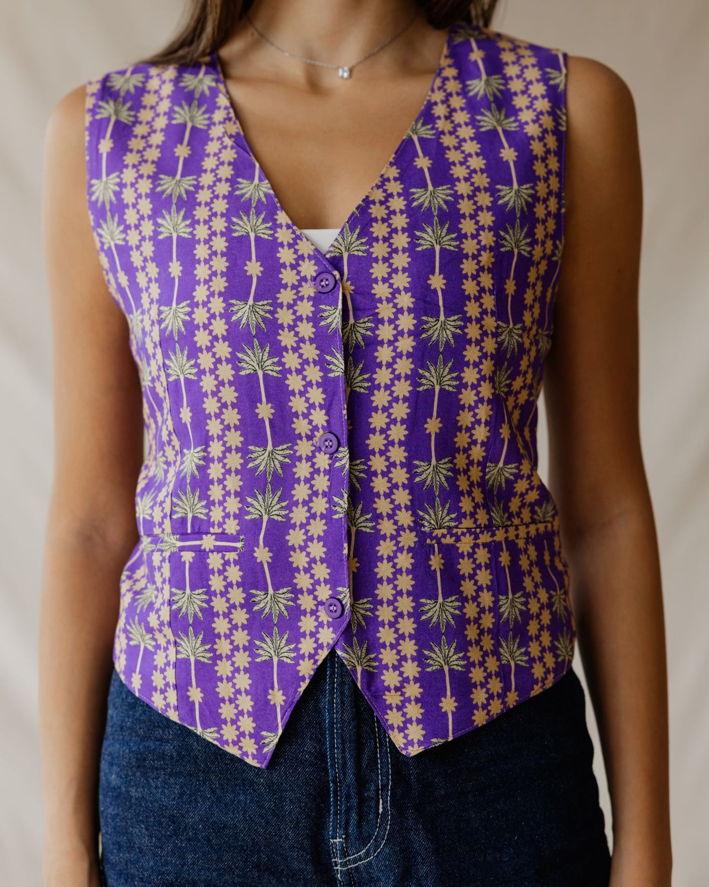Palms Vest Purple