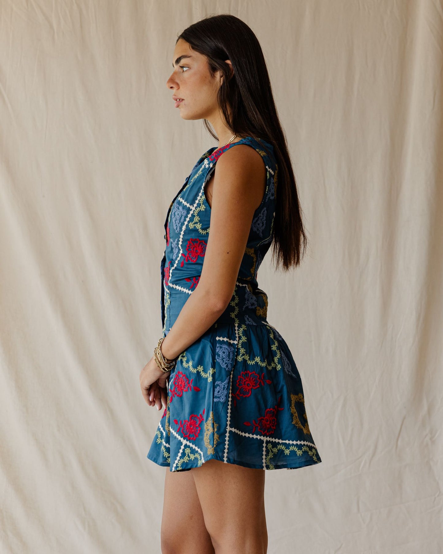 Midnight Harvest Mini Dress
