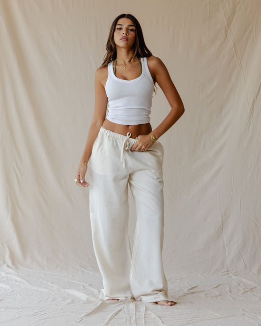 Liora Off-White Pants