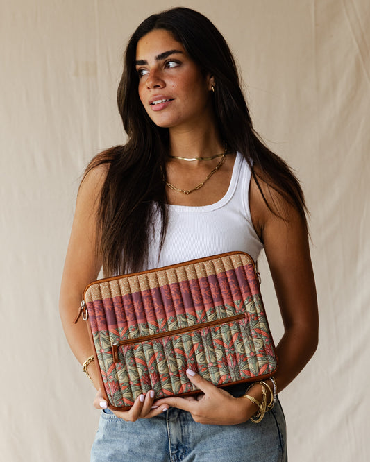 Amber Grove Quilted Laptop Sleeve