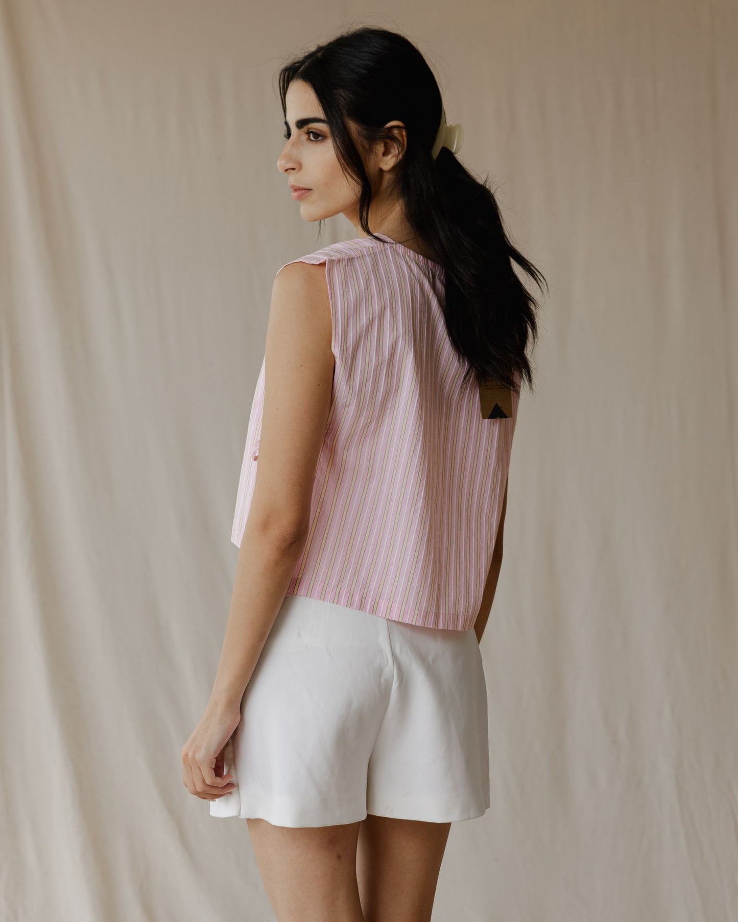 Blusa sin Mangas Sugarstripe Stories