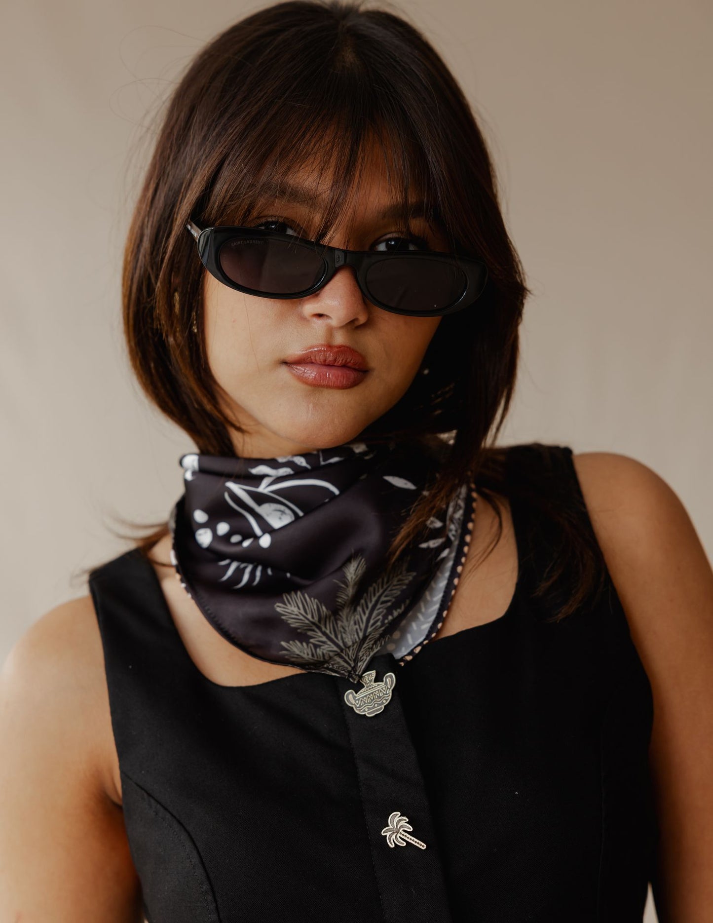 Isis Scarf In Black