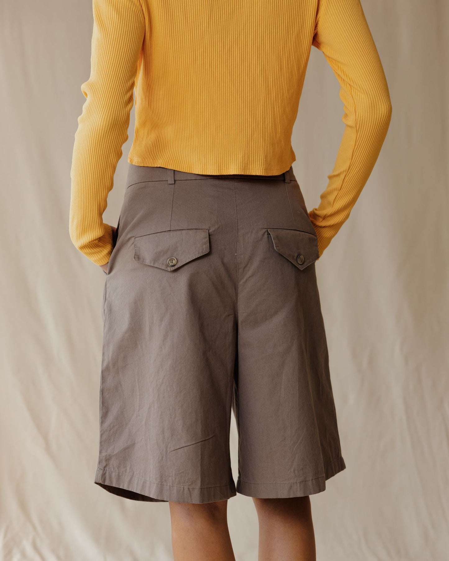 The Pleat Cafe Shorts