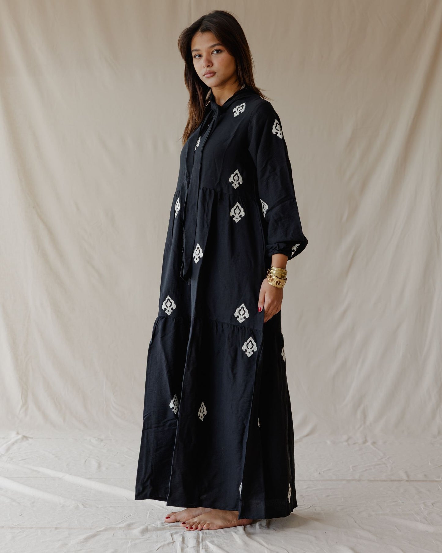 Arabesque Kleid Schwarz