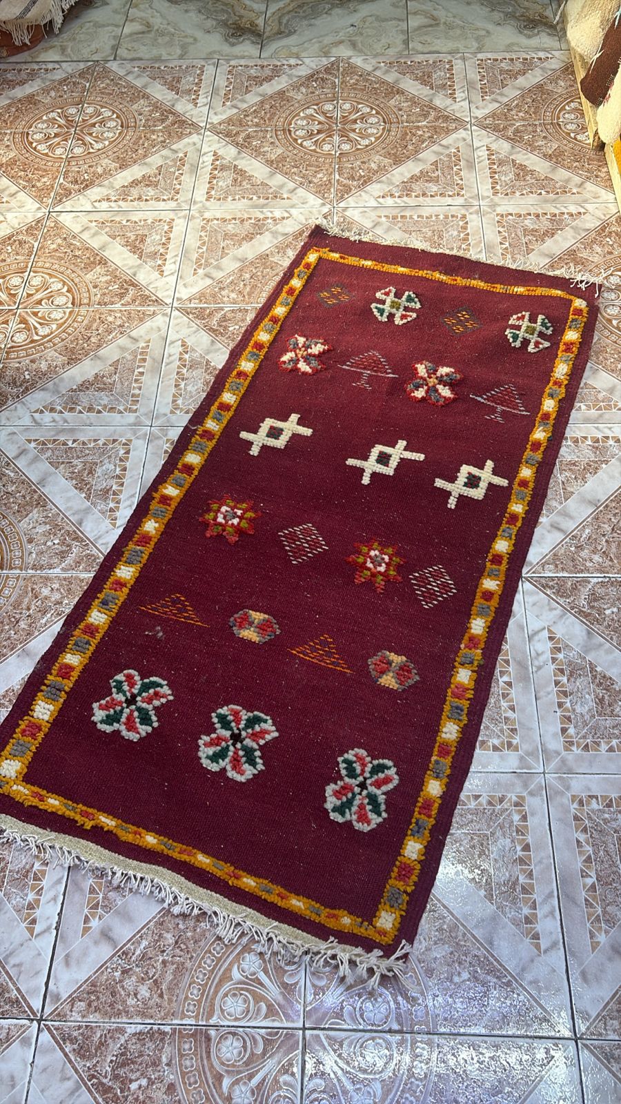 Pequeña Alfombra Heritage Roja