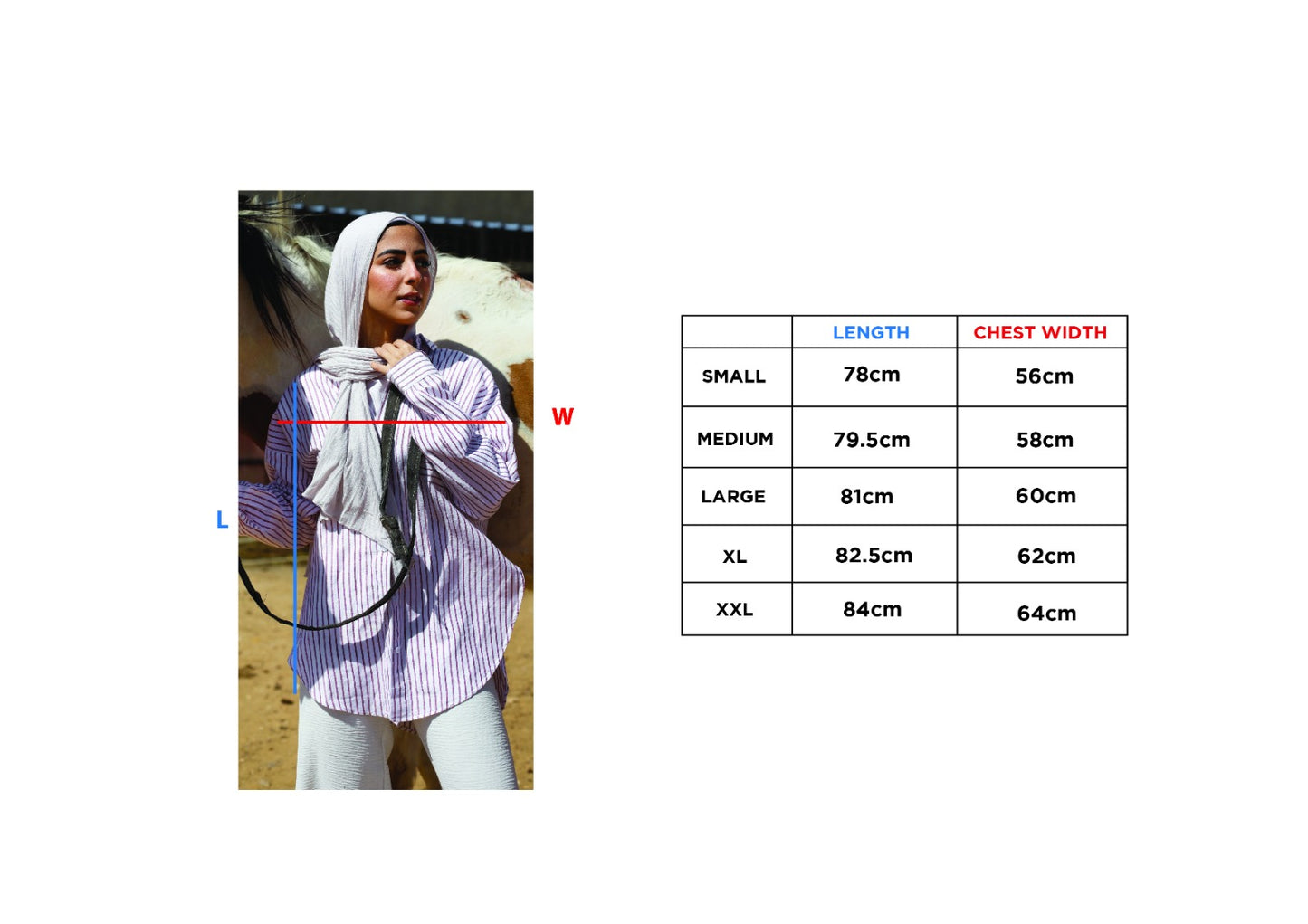 Camicia a righe in lino oversize rossa