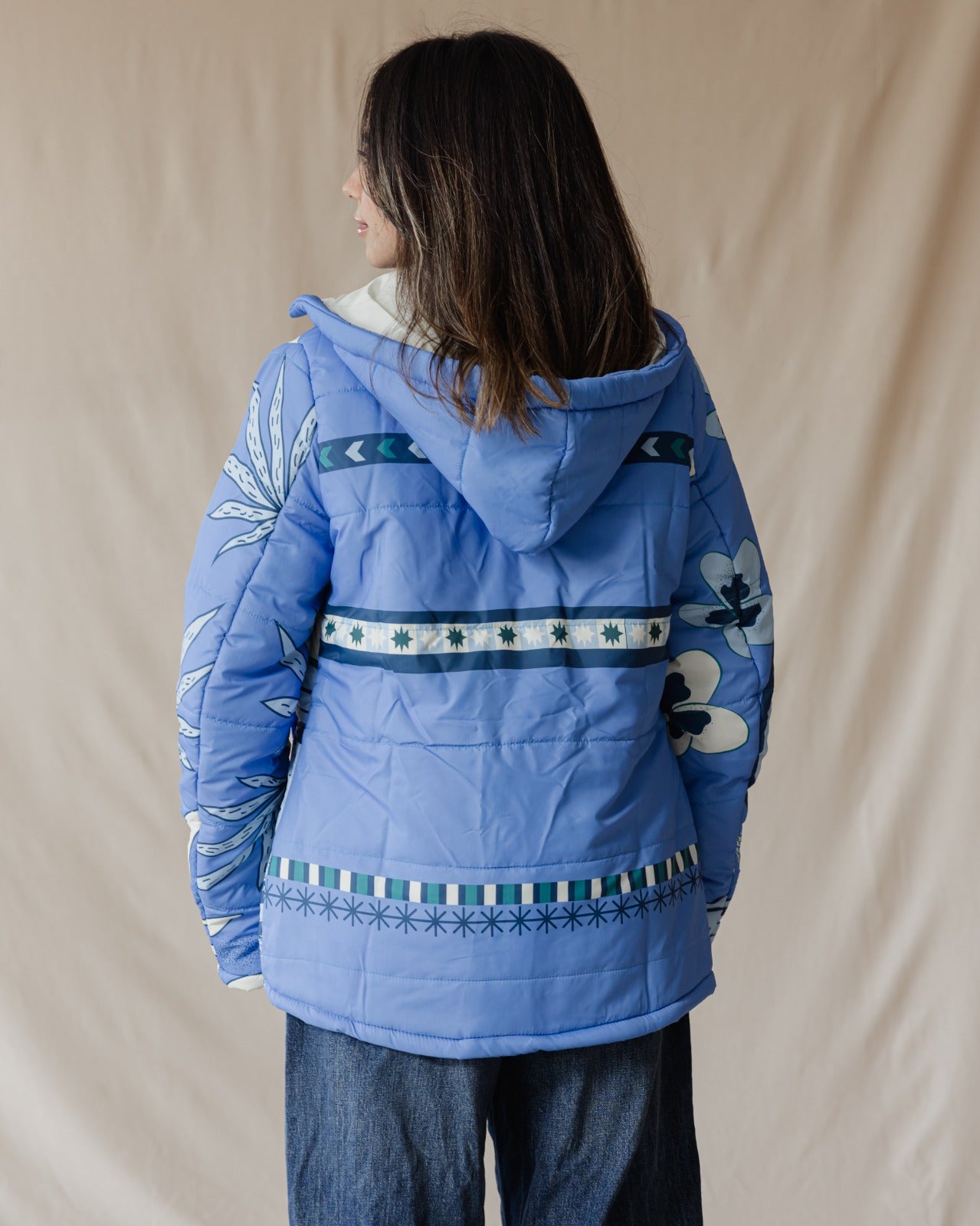 Cairo Breeze Quilted Jacket In Blue