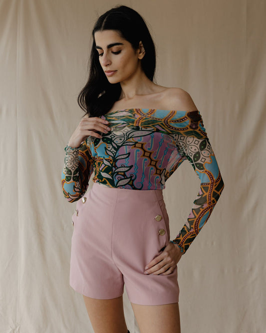 Blusa de malha Emerald Oasis