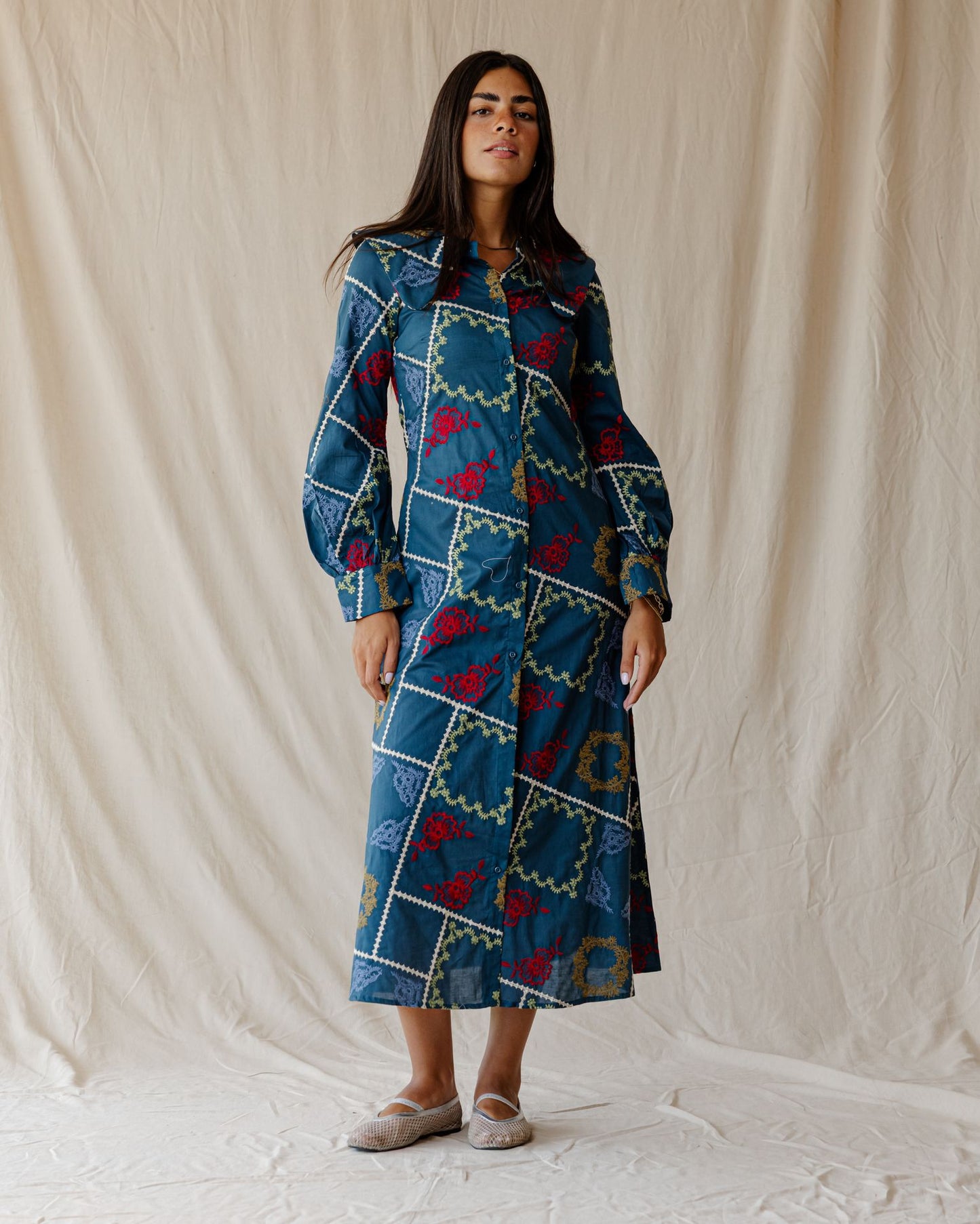 Midnight Harvest Long Dress