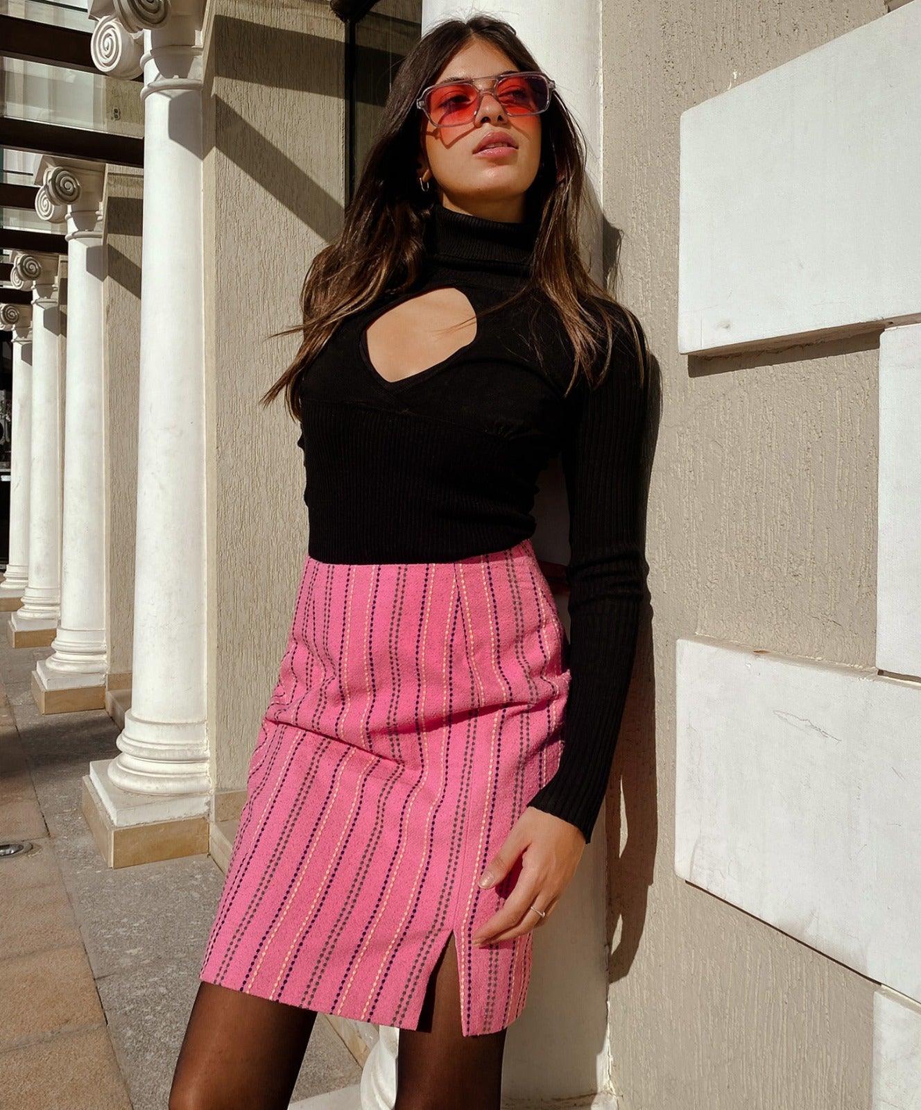 Gonna al ginocchio Pink Grace