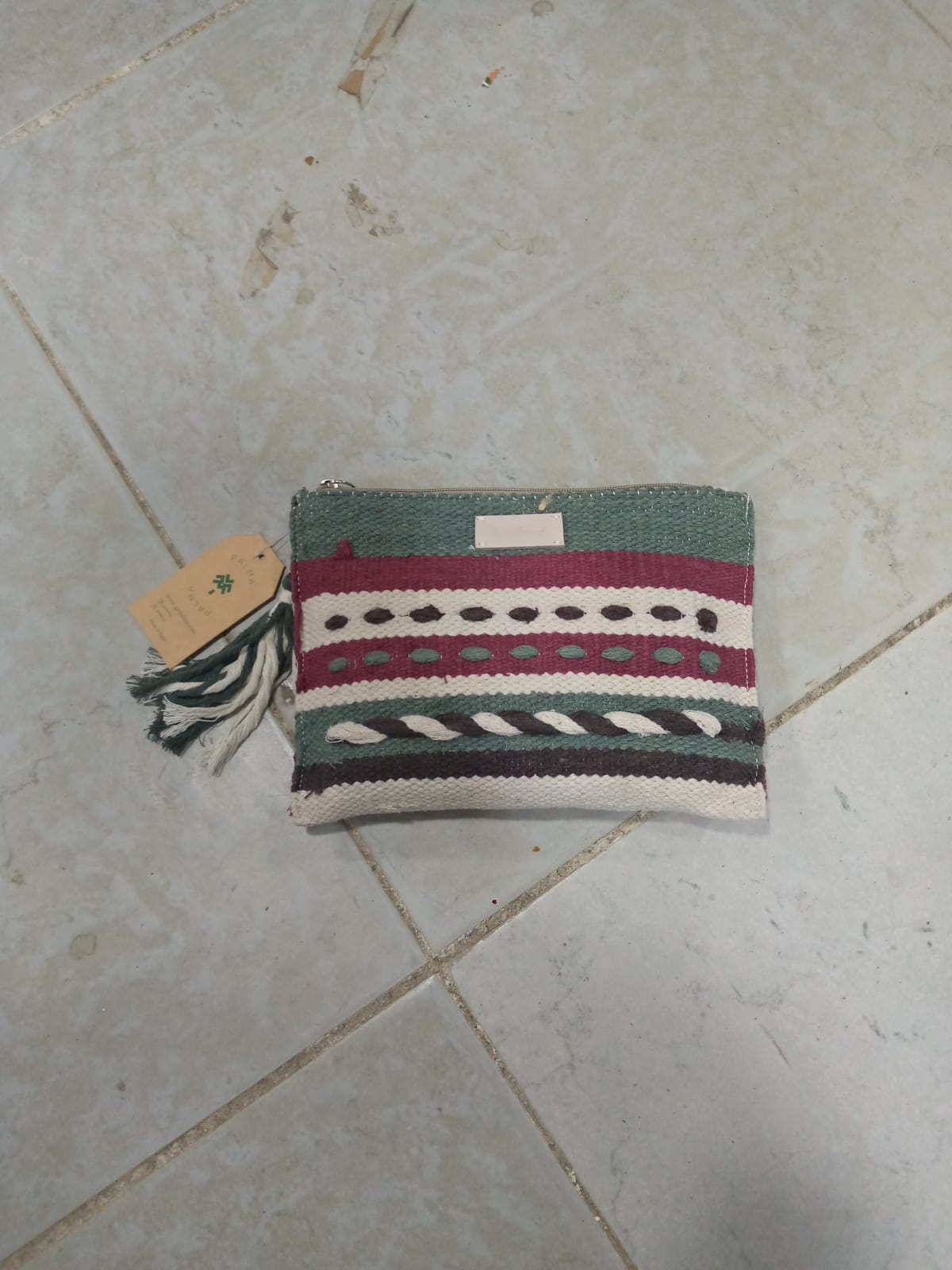 Terra Weave Olive Pouch