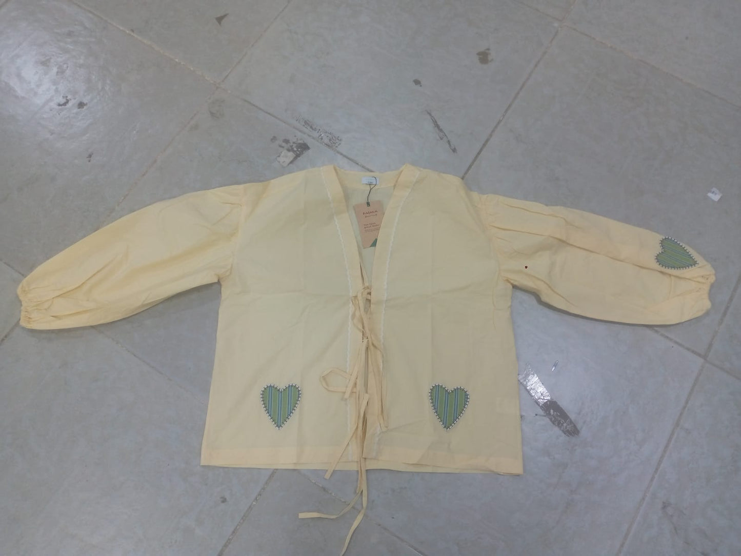 Heartstrings Yellow Blouse