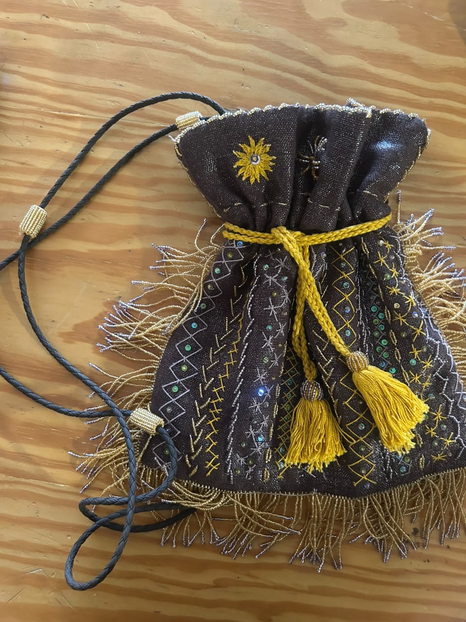 Black X Yellow Candy Bag