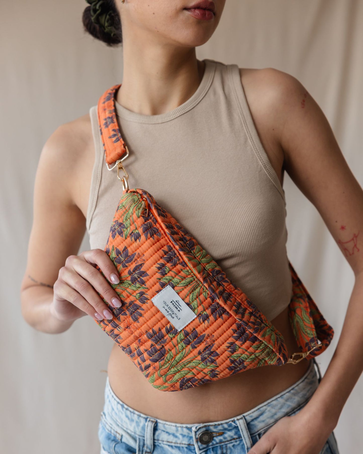 Tangerine Garden Fanny Pack