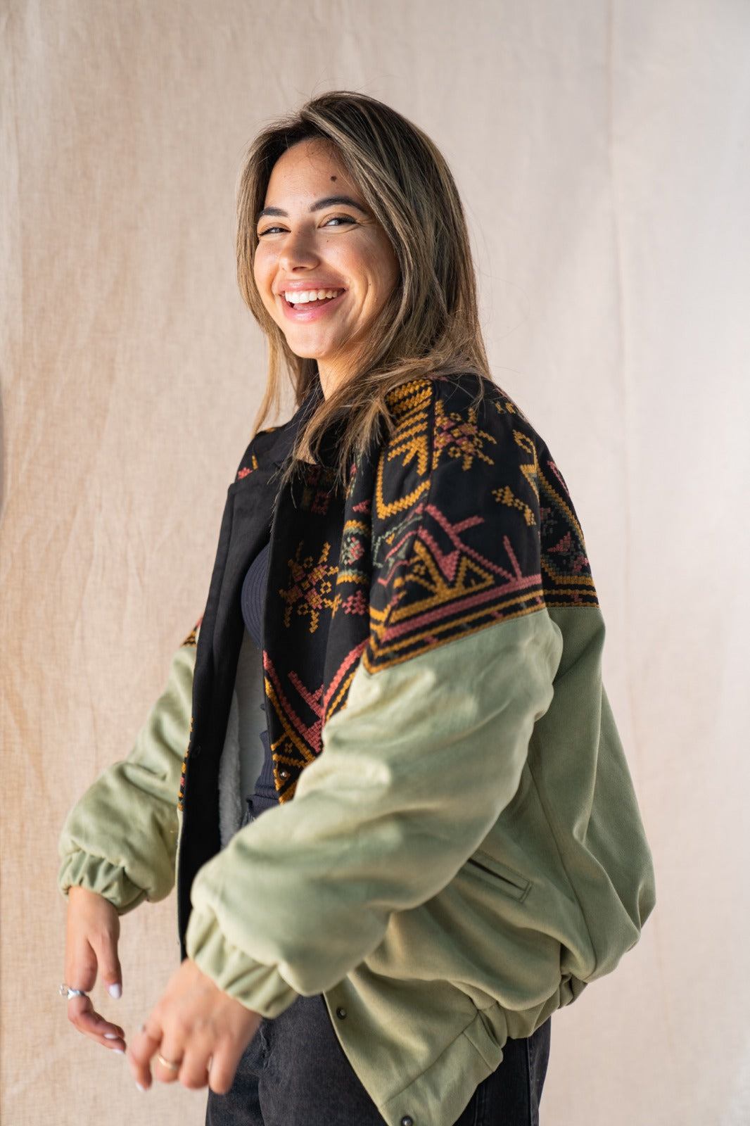 The Timeless Bomber Jacket Olive