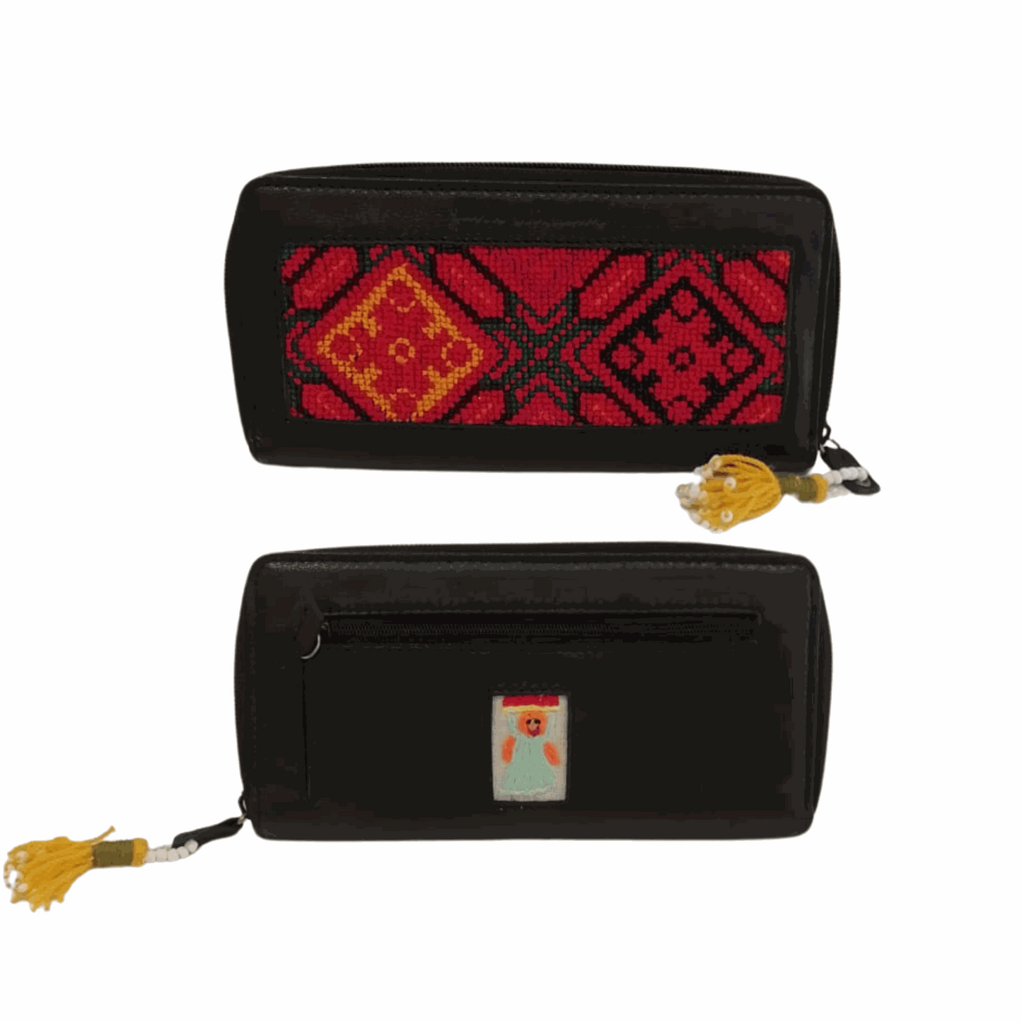 Cartera con Cremallera Sinai Fellahy - Negro