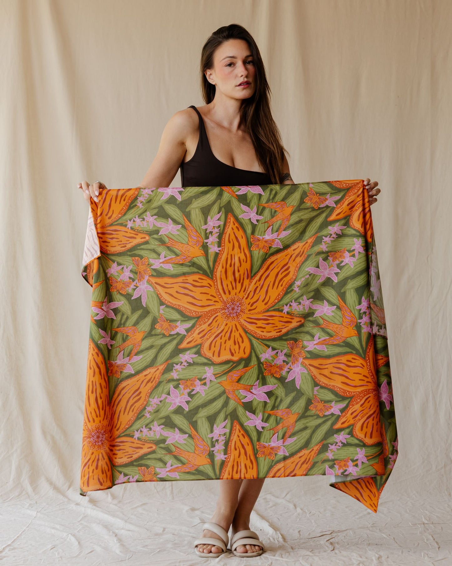 Botanical Garden Voile Wrap