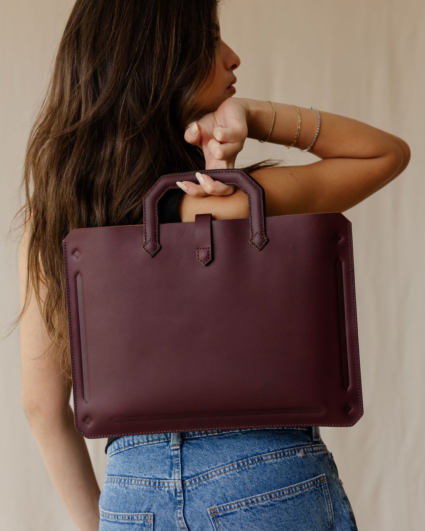 Classic Burgundy Handle Sleeve