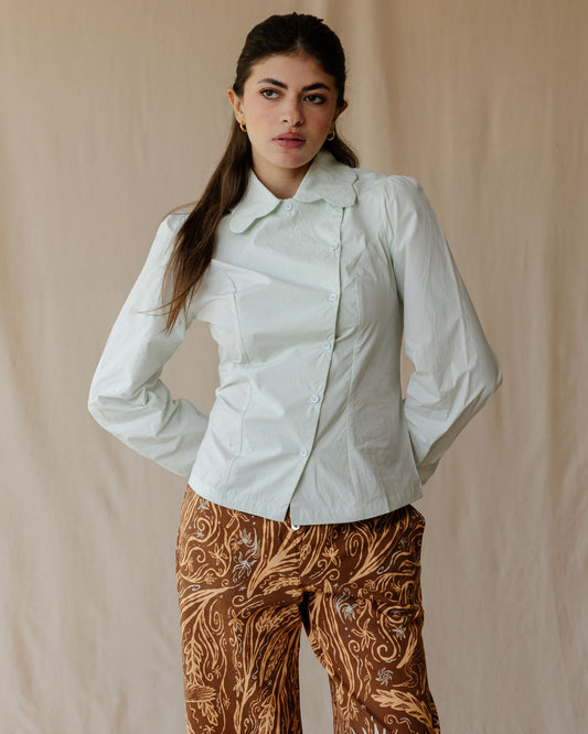 Scallop Muse Blue Shirt