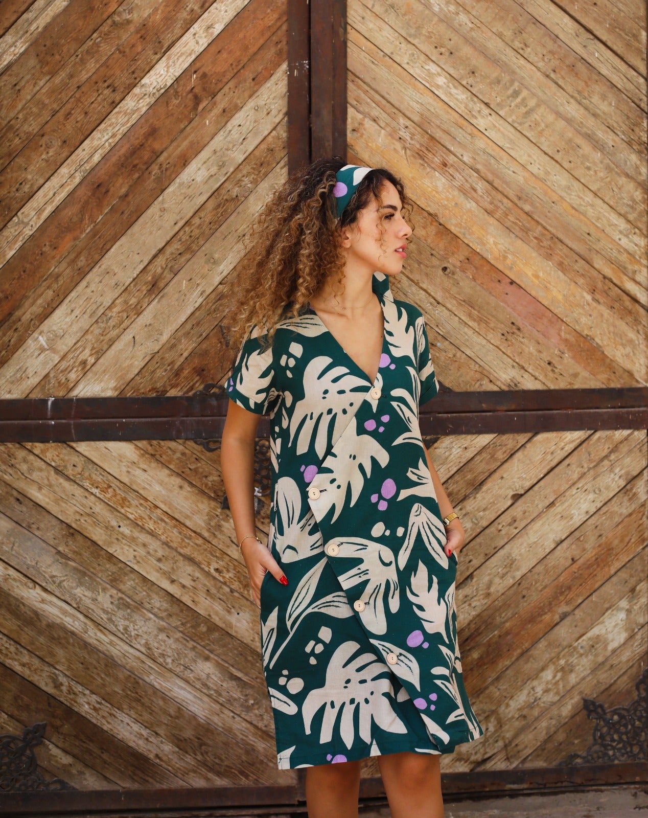 Abito in lino Walk On The Beach