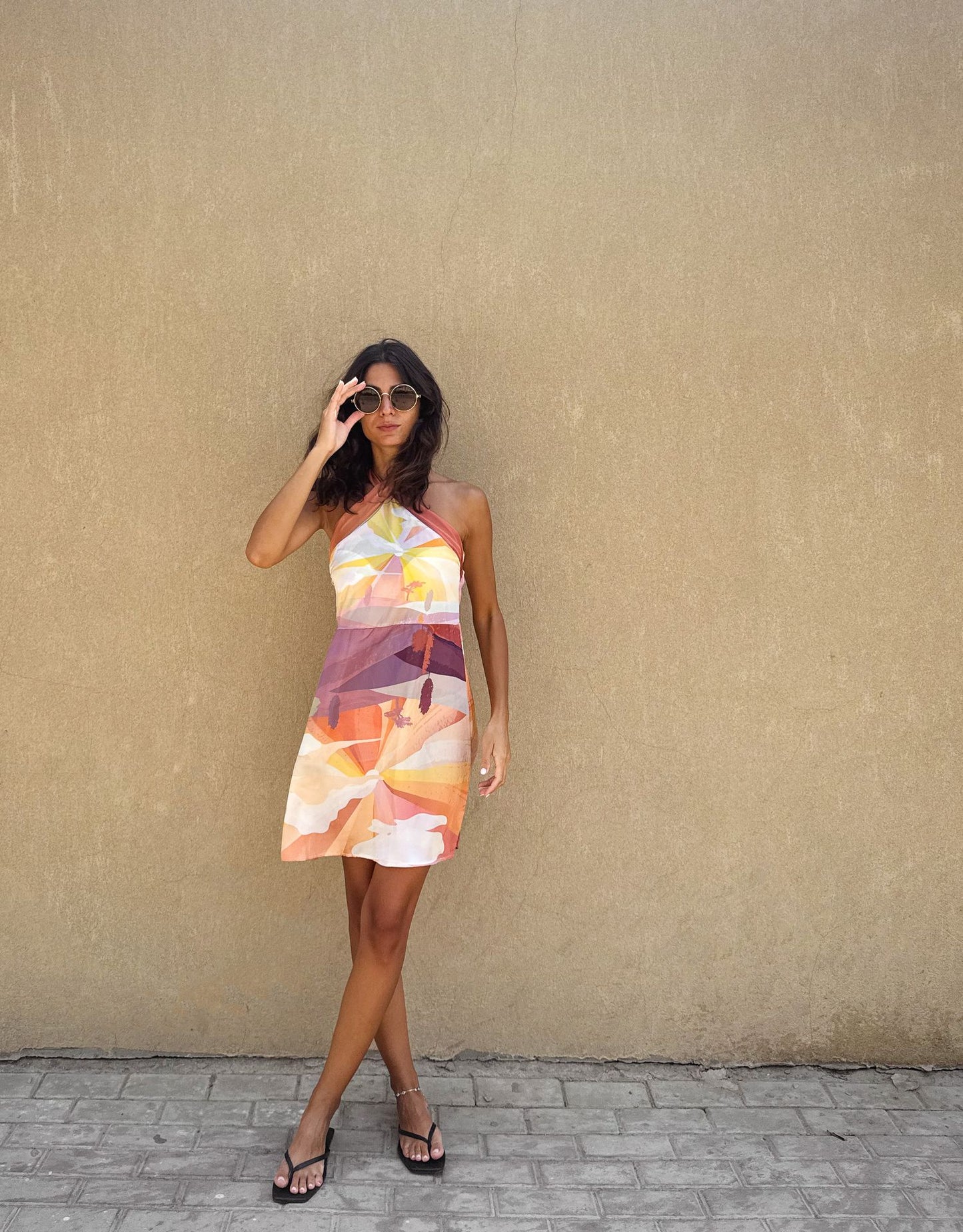 Abito in raso Daydream