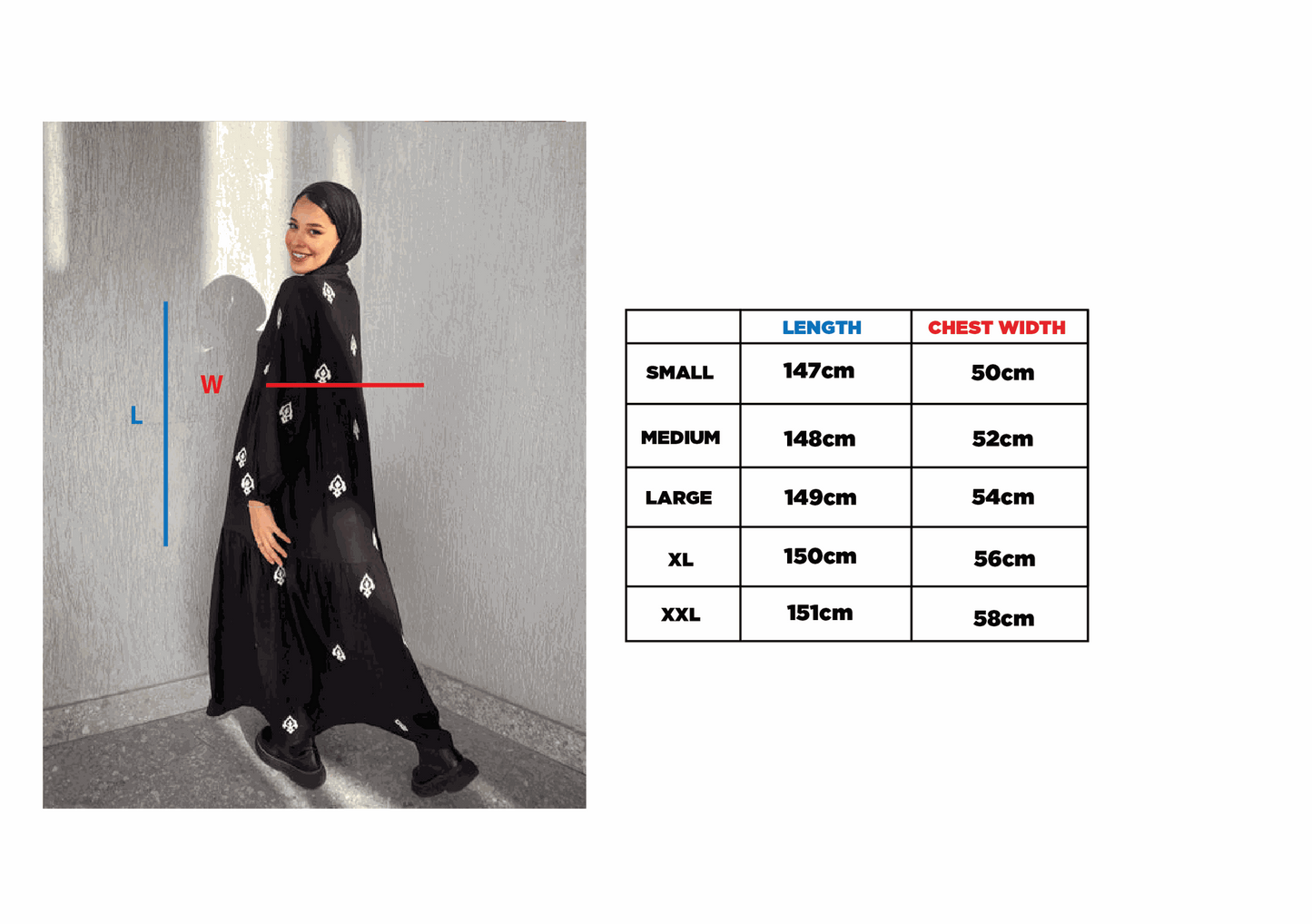 Arabesque Kleid Schwarz