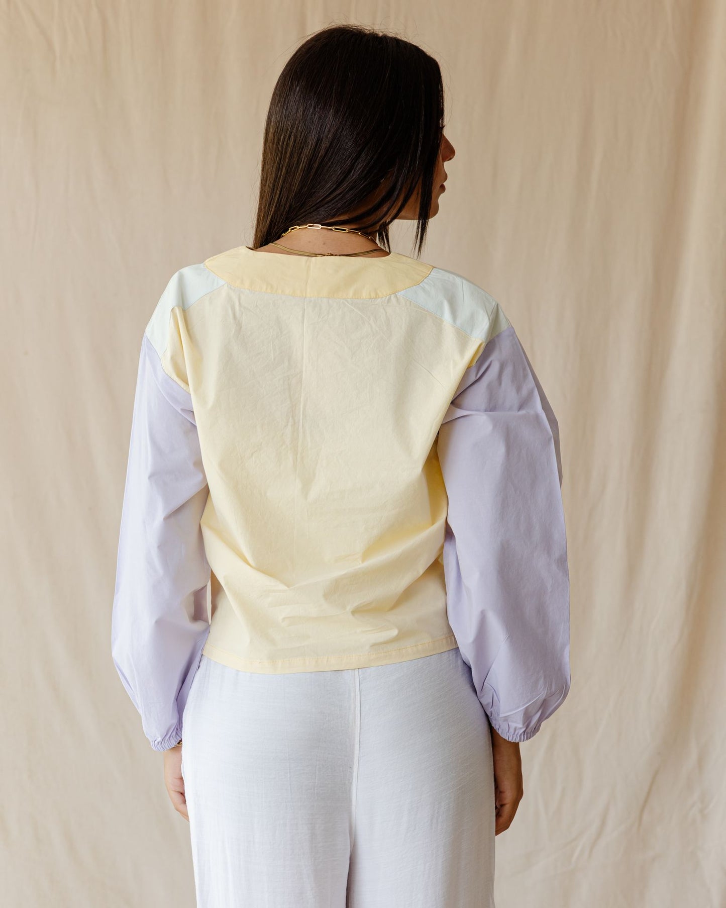 Nomad Patch Lavender Blouse