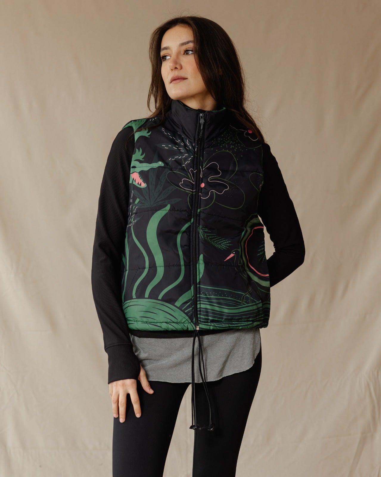Gilet imperméable Cairo Breeze en bleu marine