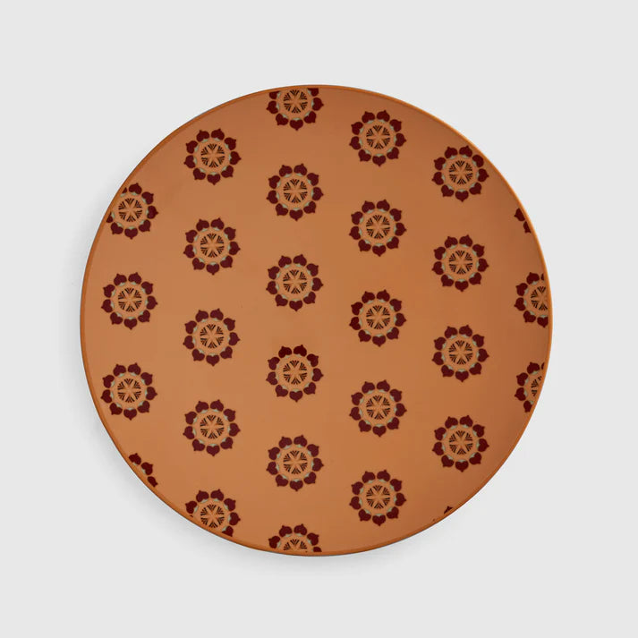 Plato de Servicio Lotus Beige