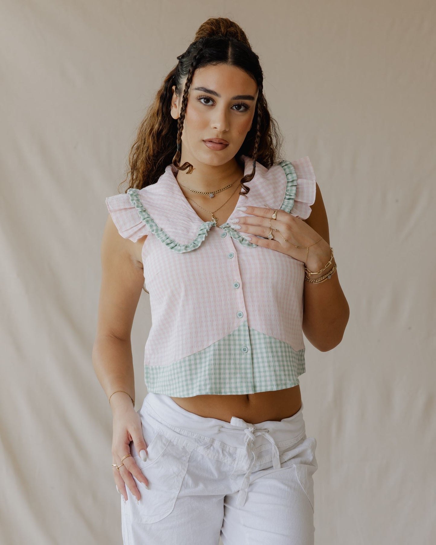 Pastel Picnic Pink Shirt