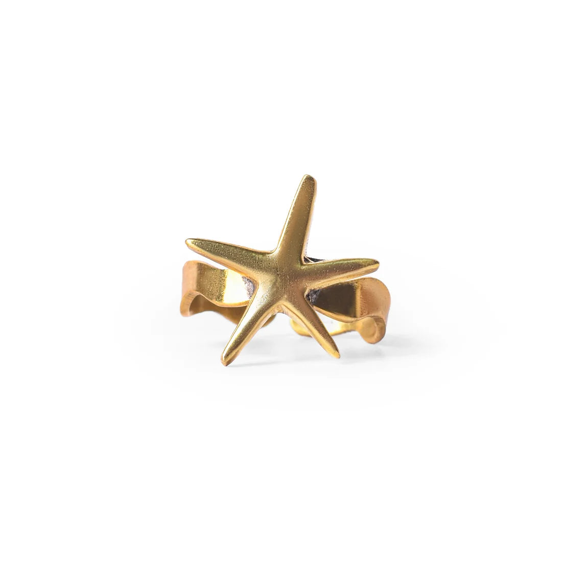 Nut Star Brass Ring