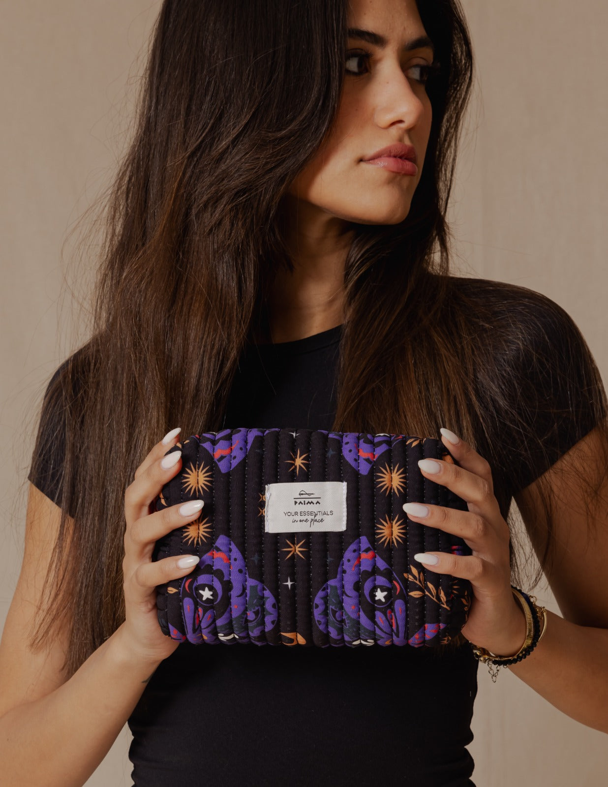La bolsa de maquillaje Purple Sapphire